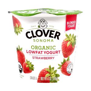 6 oz (170 g) Organic Lowfat Strawberry Yogurt
