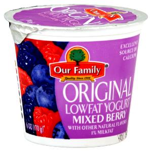 6 oz (170 g) Original Mixed Berry Yogurt