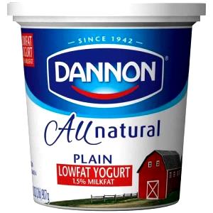 6 Oz Yogurt, All Natural, Plain Lowfat