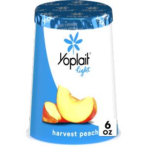 6 Oz Yogurt, Peach, Light