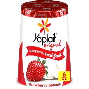6 Oz Yogurt, Strawberry Banana, Nonfat