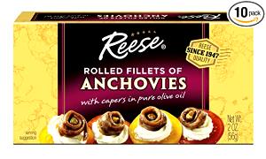 6 pieces (15 g) Rolled Anchovies