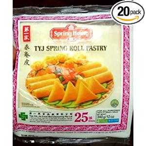 6 pieces (2 oz) Spring Roll Skins