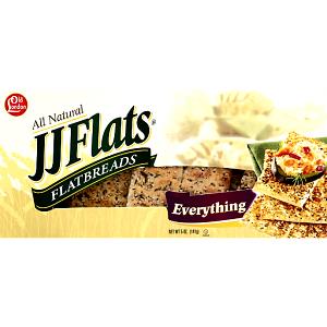 6 pieces (28 g) JJ Flats Flatbreads - Everything