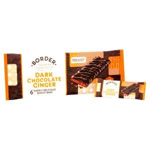 6 pieces (40 g) Dark Chocolate Ginger
