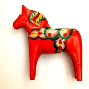6 pieces (40 g) Swedish Dala Horse