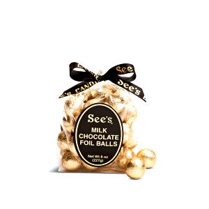 6 pieces (43 g) Milk Chocolate Foil Balls