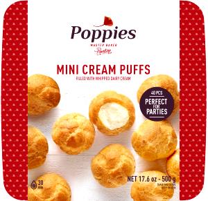 6 pieces (65 g) Mini Cream Puffs