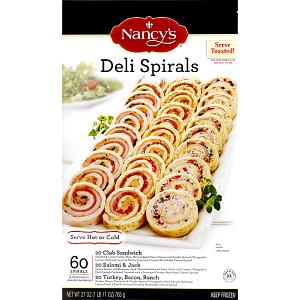 6 pieces (77 g) Deli Spirals - Turkey, Bacon & Ranch
