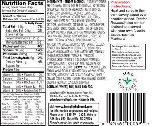 6 pieces (80 g) Tender Rounds