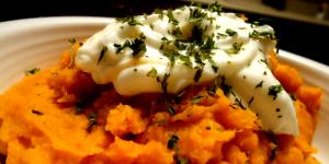 6 pieces (85 g) Mashed Sweet Potatoes