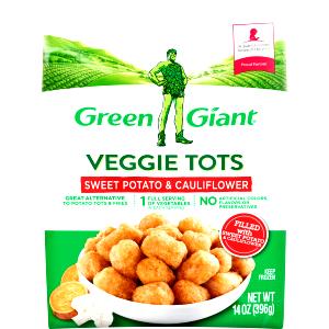 6 pieces (85 g) Veggie Tots - Sweet Potato & Cauliflower
