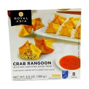 6 pieces Crab Rangoon