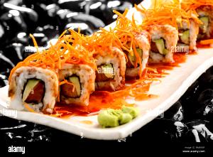 6 Pieces Sushi, M & M (Eel - Carrot)