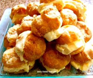 6 puffs (75 g) European Cream Puffs