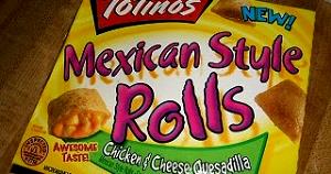 6 rolls Mexican Style Rolls Cheese Quesadilla