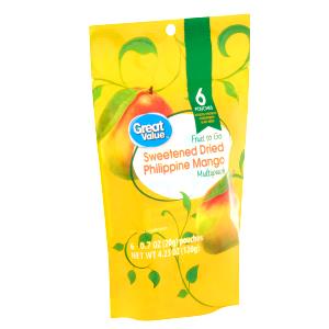 6 slices (40 g) Dried Philippine Mangos