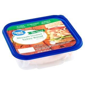 6 slices (51 g) Shaved Mesquite Turkey Breast