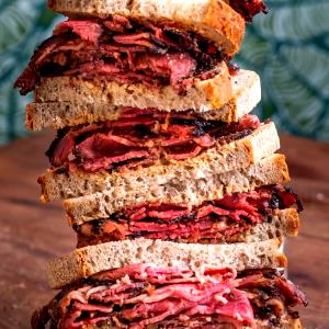 6 slices (56 g) Pastrami