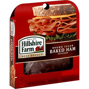 6 Slices Ham Lunchmeat, Brown Sugar Baked