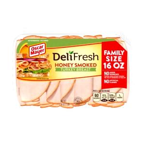 6 slices Honey Smoked Turkey Breast