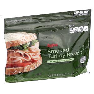 6 slices Shaved Smoked Turkey Breast