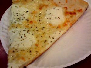 6 slices White Pizza