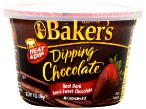 6 wafers (15 g) Dipping Chocolate Real Dark Semi-Sweet Chocolate