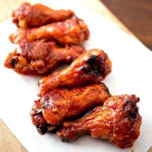 6 wings Honey BBQ Wings