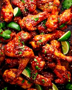 6 Wings Wings, Sweet & Spicy
