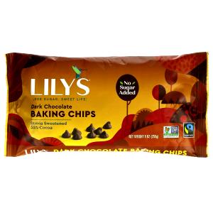 60 chips (14 g) Dark Chocolate Baking Chips with Stevia and Erythritol