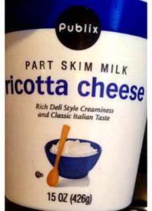 62 Grams Part Skim Ricotta