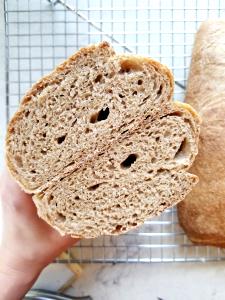 7/8" slice (57 g) Wheat Ciabatta