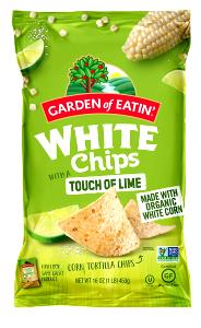 7 chips (1 oz) White Corn Lime Tortilla Chips