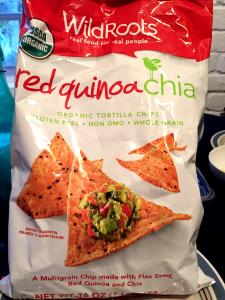 7 chips (28 g) Red Quinoa Chia Organic Tortilla Chips