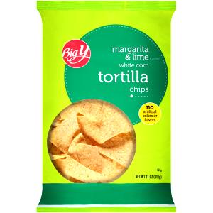 7 Chips Margarita Lime Tortilla Chips, White Corn