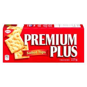 7 crackers (20 g) Premium Plus Crackers - Salted Tops