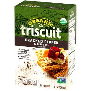 7 crackers Cracked Peppercorn Crackers