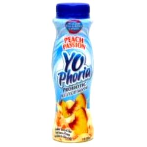 7 Fl Oz Yogurt Smoothie, Peach Passion, Nonfat