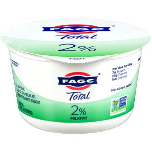 7 Oz Total 2% Plain Single Size