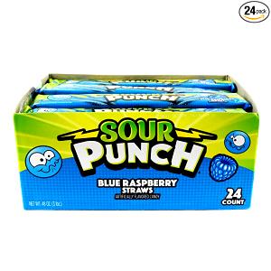 7 pieces (3 oz) Sour Punch Straws