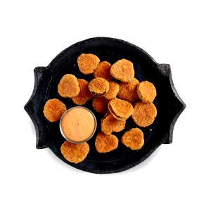 7 pieces (81 g) Breaded Pickle Chips