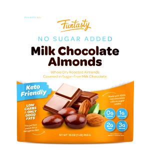 7 Pieces Bar, Almond Chocolate, No-Sugar-Added