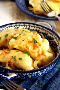 7 pierogies (91 g) Potato & Cheddar Mini Pierogies