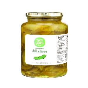 7 slices (1 g) Hamburger Dill Pickle Slices