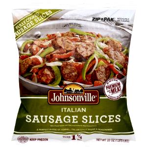 7 slices (55 g) Cooked Sliced Natural Italian Sausage