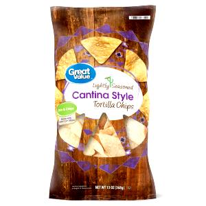 8 chiips (1 oz) Cantina Style Tortilla Chips