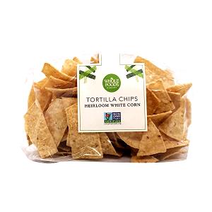 8 chips (1 oz) White Corn Tortilla Chips