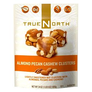 8 clusters (28 g) Pecan Almond Peanut Clusters