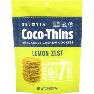 8 cookies (29 g) Coco-Thins Lemon Zest